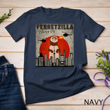 Ferretzilla, Vintage Funny Ferret Japanese Sunset Style T-Shirt