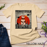 Ferretzilla, Vintage Funny Ferret Japanese Sunset Style T-Shirt