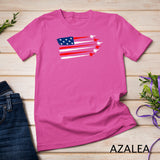 Fighter Jet American T-Shirt 4th of July Flag Patriotic Gift T-Shirt