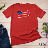 Fighter Jet American T-Shirt 4th of July Flag Patriotic Gift T-Shirt