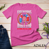 Firework Director Technician I Run You Run 4th Of July Mens T-Shirt