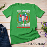 Firework Director Technician I Run You Run 4th Of July Mens T-Shirt