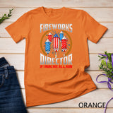 Firework Director Technician I Run You Run 4th Of July Mens T-Shirt