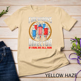 Firework Director Technician I Run You Run 4th Of July Mens T-Shirt