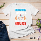 Fireworks Director If I Run Funny 4th Of July Fourth Men T-Shirt