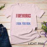 Fireworks Director Shirt Funny 4th of July Red White & Blue T-Shirt