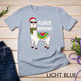 Fleece Feliz Navidad Llama Christmas T-Shirt Cute Xmas Gift