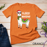 Fleece Feliz Navidad Llama Christmas T-Shirt Cute Xmas Gift