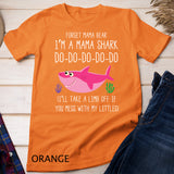 Forget Mama Bear Funny I'm A Mama Shark Novelty Gift Pullover Hoodie T-Shirt