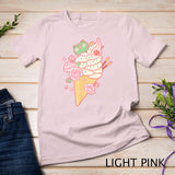 Frog Ice Cream Cone Cute Kawaii Aesthetic T-Shirt