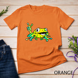 Frog Peace Sign Hippie Retro Tie Dye T-Shirt