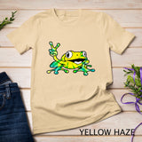 Frog Peace Sign Hippie Retro Tie Dye T-Shirt