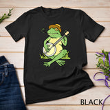 Frog Playing Banjo Frog Lover Gift T-Shirt