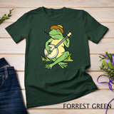 Frog Playing Banjo Frog Lover Gift T-Shirt