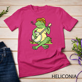 Frog Playing Banjo Frog Lover Gift T-Shirt