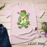 Frog Playing Banjo Frog Lover Gift T-Shirt