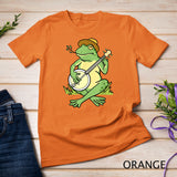 Frog Playing Banjo Frog Lover Gift T-Shirt