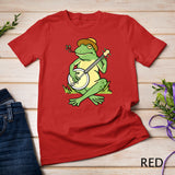 Frog Playing Banjo Frog Lover Gift T-Shirt