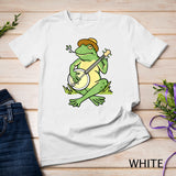 Frog Playing Banjo Frog Lover Gift T-Shirt