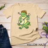 Frog Playing Banjo Frog Lover Gift T-Shirt