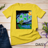 Frog Tshirt, Starry Night Cat Tee, Van Gogh Frog Gift, Frog Shirt