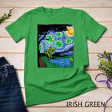 Frog Tshirt, Starry Night Cat Tee, Van Gogh Frog Gift, Frog Shirt