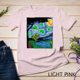 Frog Tshirt, Starry Night Cat Tee, Van Gogh Frog Gift, Frog Shirt