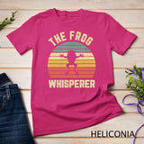 Frog Whisperer Shirt Funny Retro Toad Ribbit Tree Frog T-Shirt