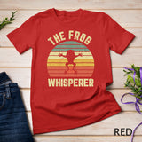 Frog Whisperer Shirt Funny Retro Toad Ribbit Tree Frog T-Shirt