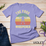 Frog Whisperer Shirt Funny Retro Toad Ribbit Tree Frog T-Shirt