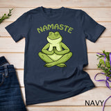 Frog Yoga Gifts Funny Frog Lovers Gift Cute Namaste Yoga Tank Top T-Shirt