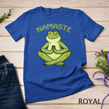 Frog Yoga Gifts Funny Frog Lovers Gift Cute Namaste Yoga Tank Top T-Shirt