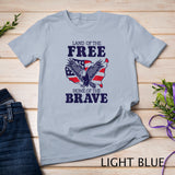 Funny 4th Of July American Flag Patriotic Eagle USA T-Shirt