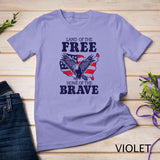 Funny 4th Of July American Flag Patriotic Eagle USA T-Shirt