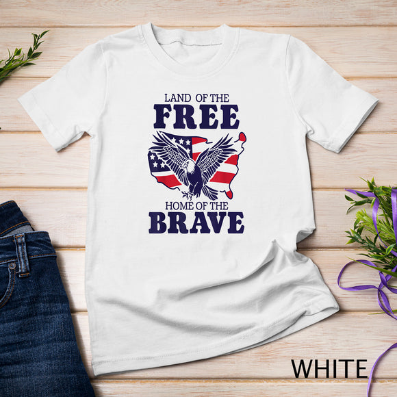 Funny 4th Of July American Flag Patriotic Eagle USA T-Shirt