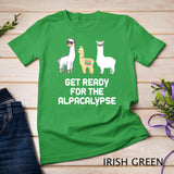 Funny Alpaca Get Ready For Alpacalypse Pun Punny T-Shirt