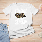 Funny Ball Python Design Snake Lover Men Women Boys Girls T-Shirt