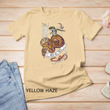 Funny Ball Python with Corn Hognose Carpet Snake Reptile T-Shirt