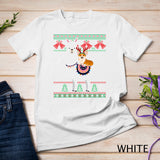 Funny Corgi Riding Llama Christmas Gifts Corgi Xmas T-Shirt