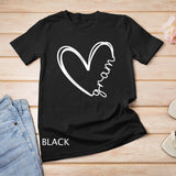 Funny Gram Heart for Grandma Mother Day Women T-Shirt
