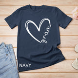 Funny Gram Heart for Grandma Mother Day Women T-Shirt