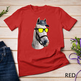 Funny Horse Racing Vintage Horse Portrait KY Derby Horse T-Shirt
