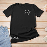 Funny Mimi Heart for Grandma Mother Day Women T-Shirt