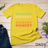 Funny Monkey Ape Gorilla Retro Monkey T-Shirt