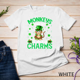 Funny Monkeys Are My Lucky Charms Monkey St Patrick's Day T-Shirt