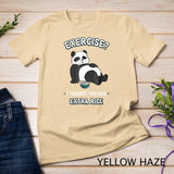 Funny Panda T-Shirt Exercise I Thought You Said Extra Rice T-Shirt