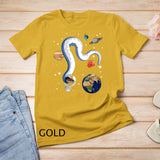 Funny Snake Astronaut In Space Ball Python T-Shirt