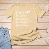 Gammy Definition Grandma Mother Day Gifts Women T-Shirt