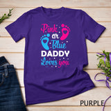 Gender Reveal Dad Daddy Father Family T-Shirt