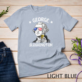 George Sloshington Washington 4th of July Men Funny American T-Shirt